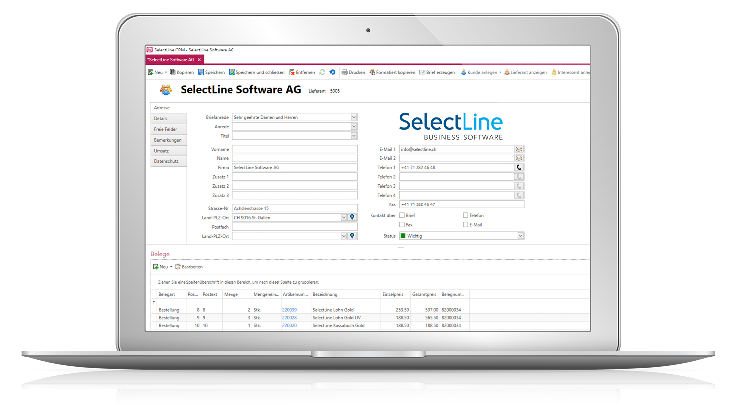 SelectLine-Live-Demo